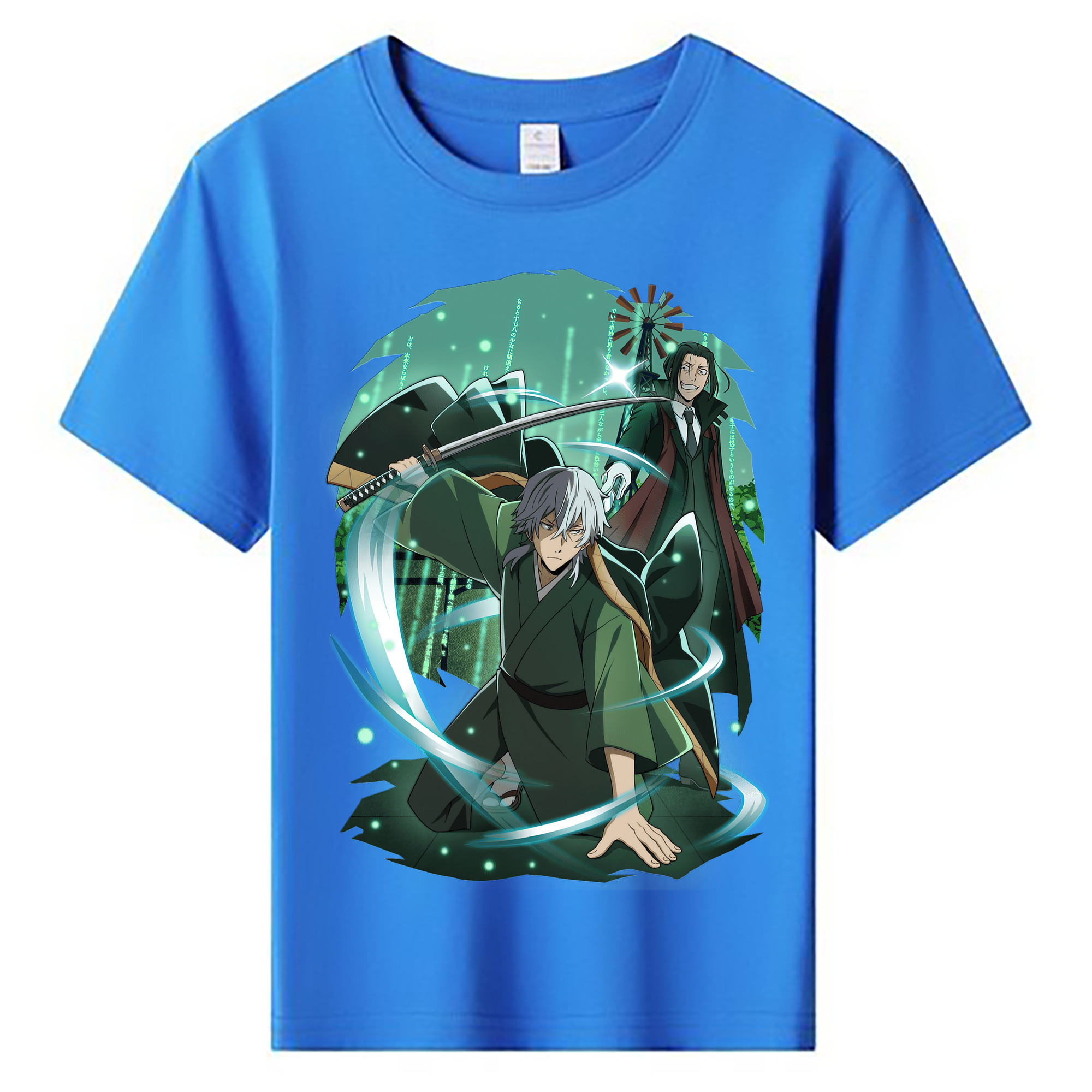 （画像用） 文豪ストレイドッグス Bungo Stray Dogs 綿100％キッズTシャツ（フロントプリント）